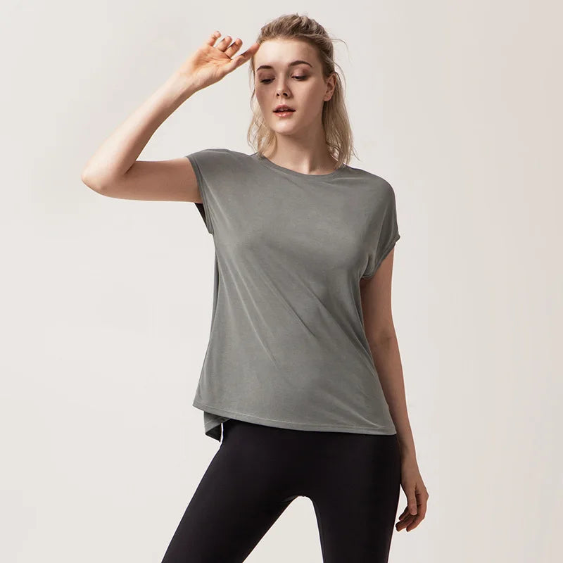 Women's Open Back Yoga Top