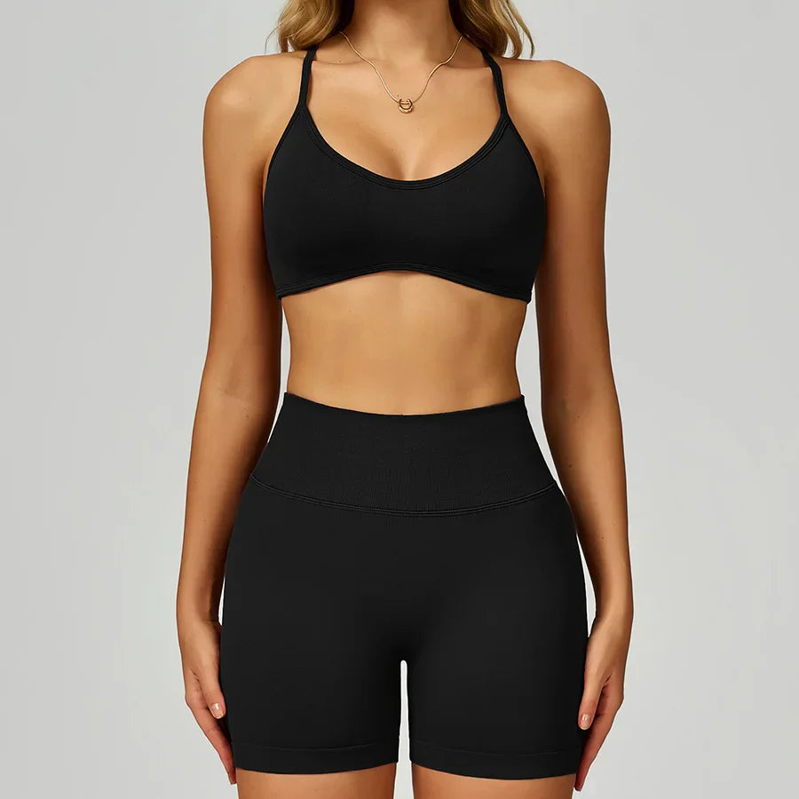 Women's 2-Piece Yoga Set - Sports Bra & Leggings Activewear
