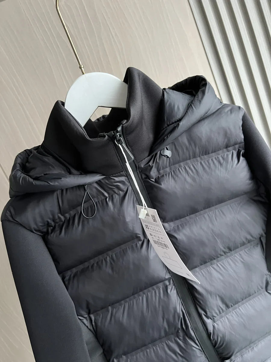 Hooded Turtleneck Down Jacket