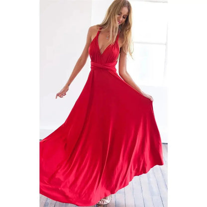 Convertible Wrap Maxi Dress