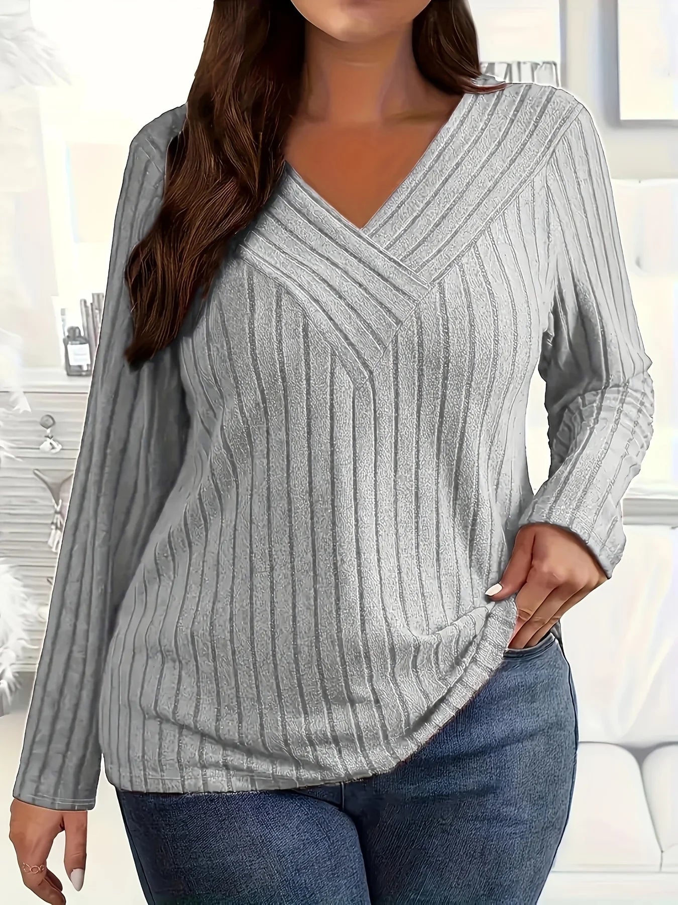 Women's Elegant Casual Long-Sleeve T-Shirt