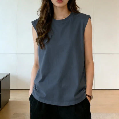 Loose Sleeveless Basic Tank Top
