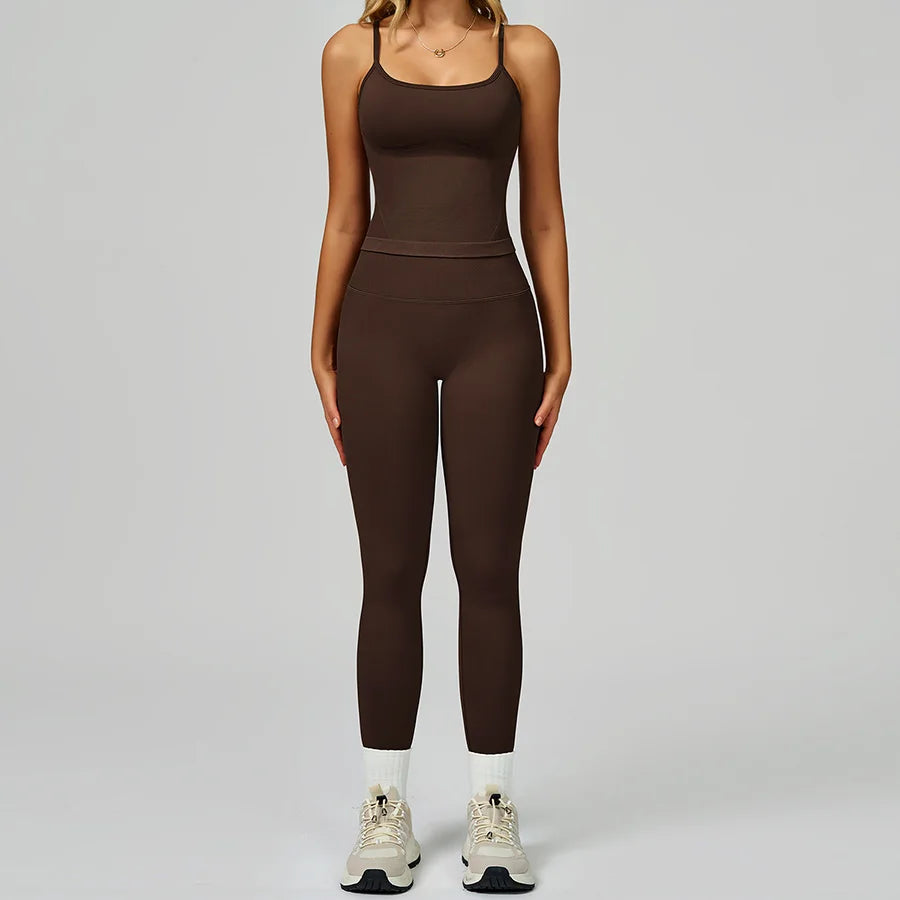 Women's 2-Piece Yoga Set - Sports Bra & Leggings Activewear
