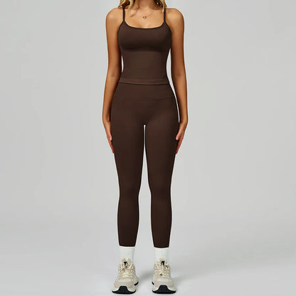 Women's 2-Piece Yoga Set - Sports Bra & Leggings Activewear