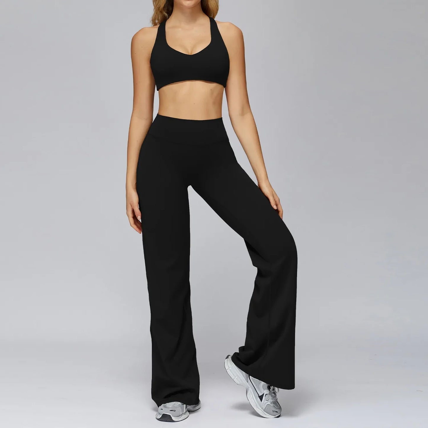 Yoga Set 2/3PCS Women Clothes Sports Outfits Fitness Tracksuit Yoga Suits Gym Legging Workout Long Sleeved Female Bra Sportswear