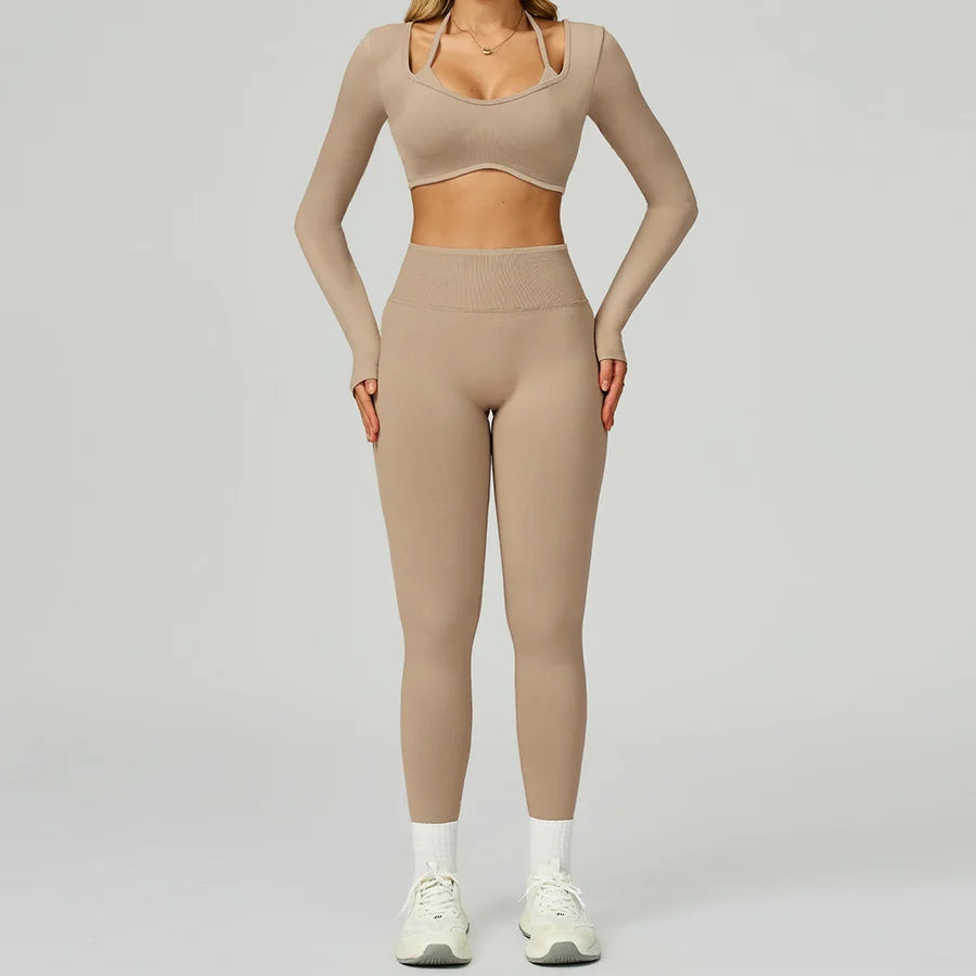 Women's 2-Piece Yoga Set - Sports Bra & Leggings Activewear