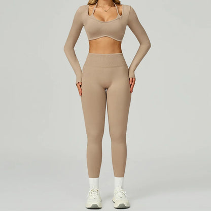 Women's 2-Piece Yoga Set - Sports Bra & Leggings Activewear