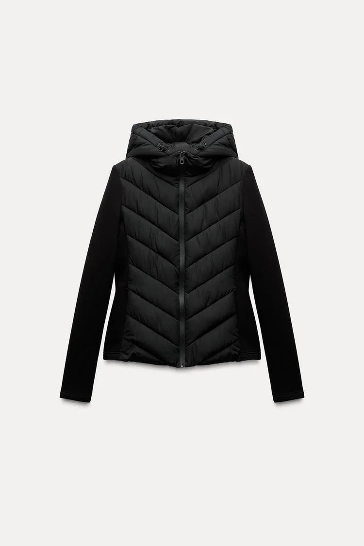 Women's Hooded Patchwork Jacket