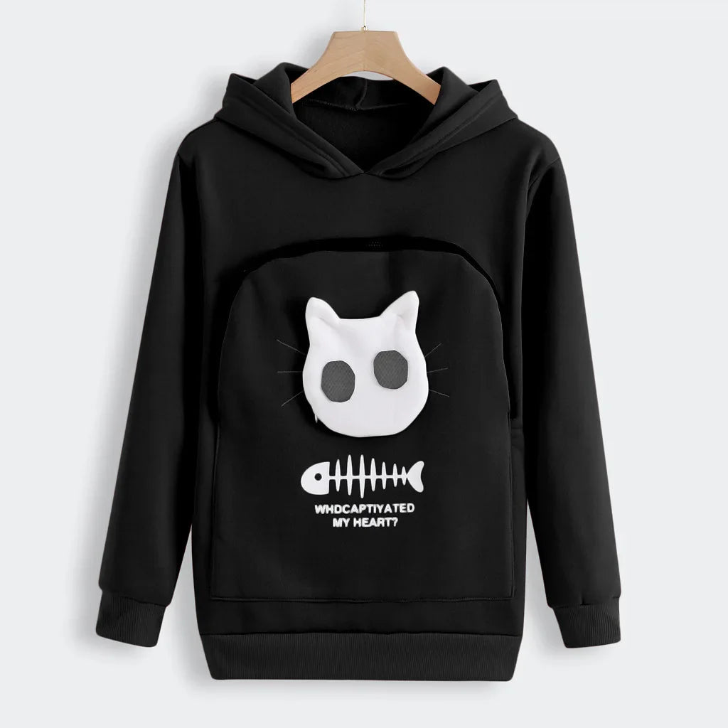 Hooded Sweatshirt with Kangaroo Pocket Long Sleeve Regular Fit