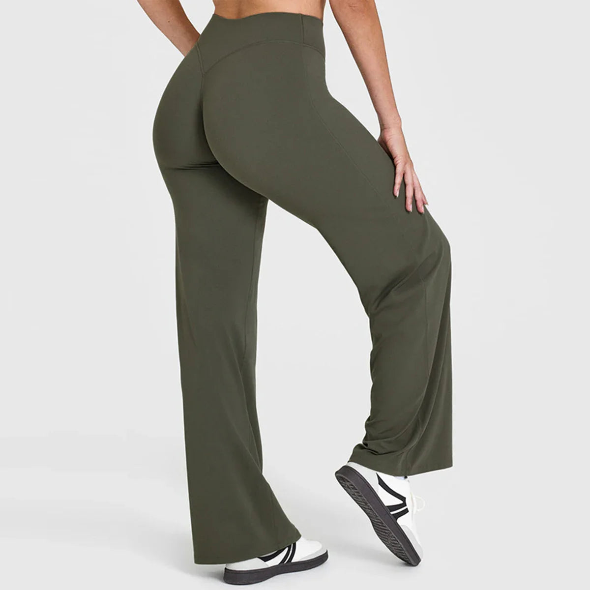Women's Flared Wide-Leg Yoga Pants