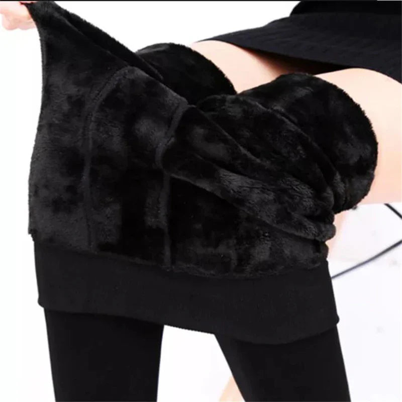 Women's Velvet-Lined Winter Leggings