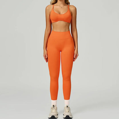 Women's 2-Piece Yoga Set - Sports Bra & Leggings Activewear