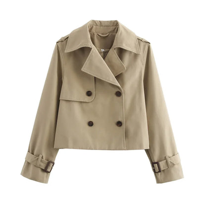 Women's Cropped Trench Jacket