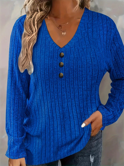 Women's Elegant Casual Long-Sleeve T-Shirt