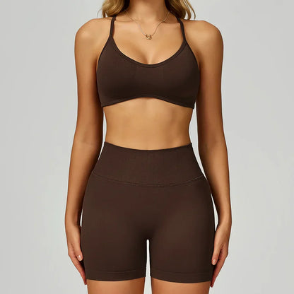 Women's 2-Piece Yoga Set - Sports Bra & Leggings Activewear