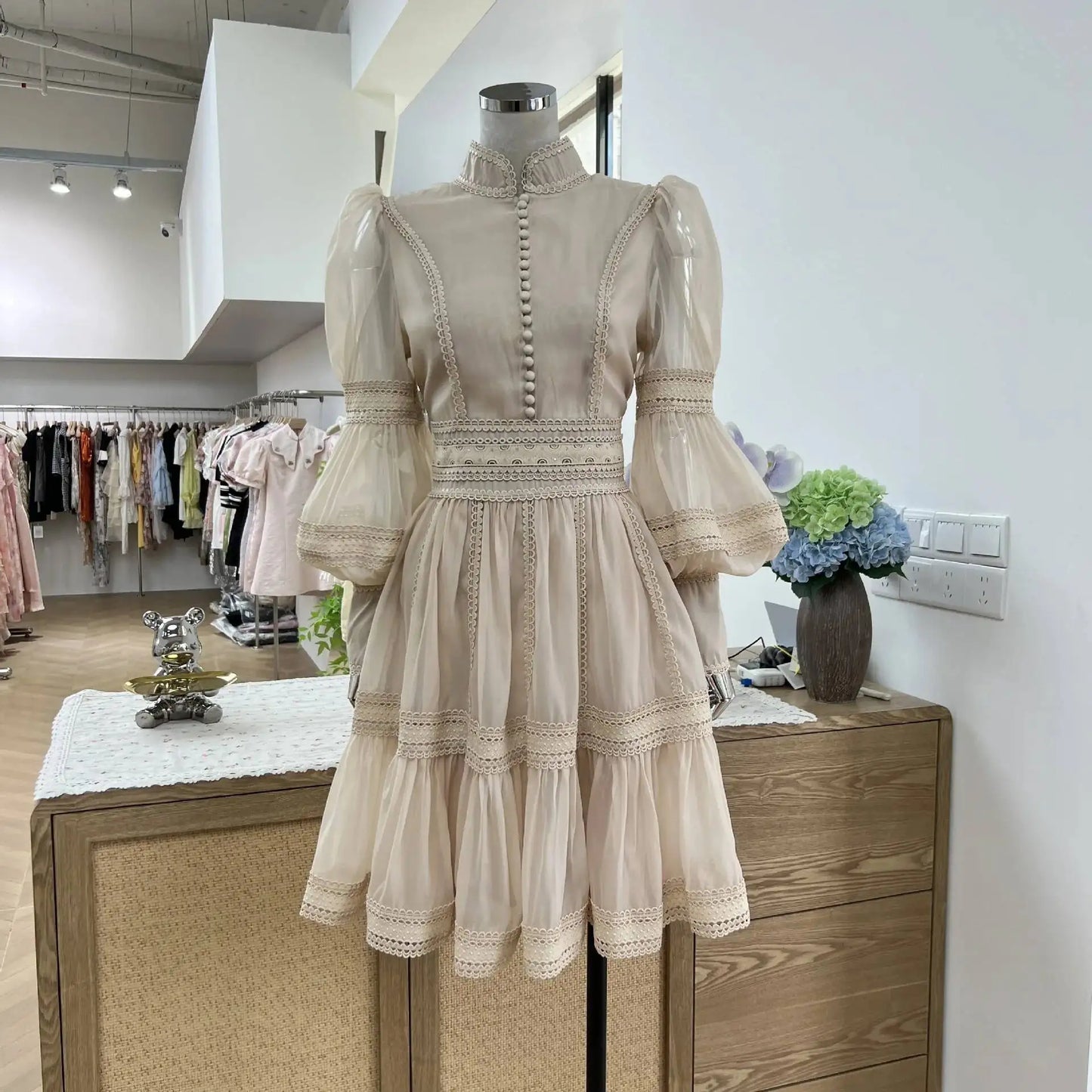 Women's Luxury Organza Prom Dress