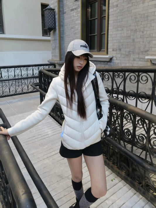 Women's Hooded Patchwork Jacket