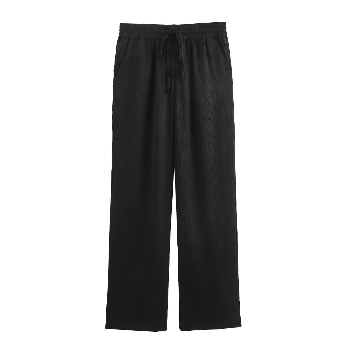 Turn-Down Collar Double-Breasted Blazer & Pants Set