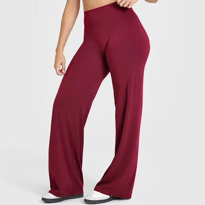 Women's Flared Wide-Leg Yoga Pants