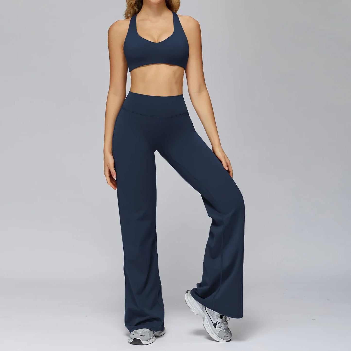Yoga Set 2/3PCS Women Clothes Sports Outfits Fitness Tracksuit Yoga Suits Gym Legging Workout Long Sleeved Female Bra Sportswear