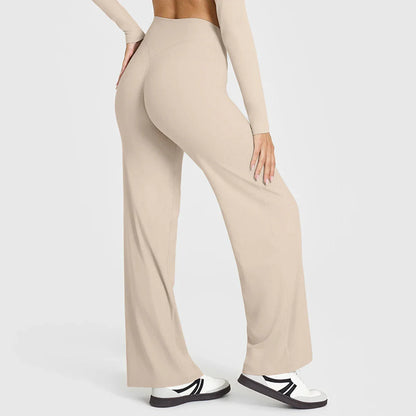 Women's Flared Wide-Leg Yoga Pants