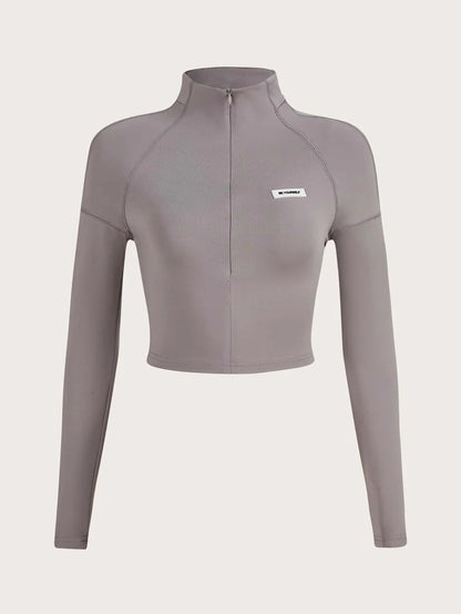 Women's Slim-Fit Long-Sleeve Sports Top