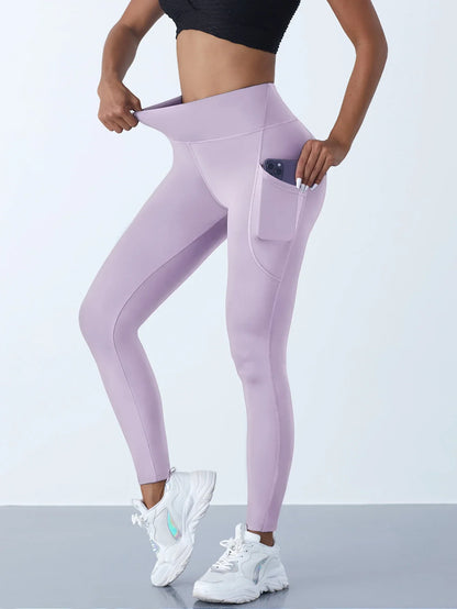 Women's High-Waist Yoga Leggings with Pockets