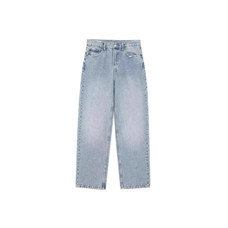 Women's Pants Distressed Loose Jeans Retro Pocket Casual Y2K Style