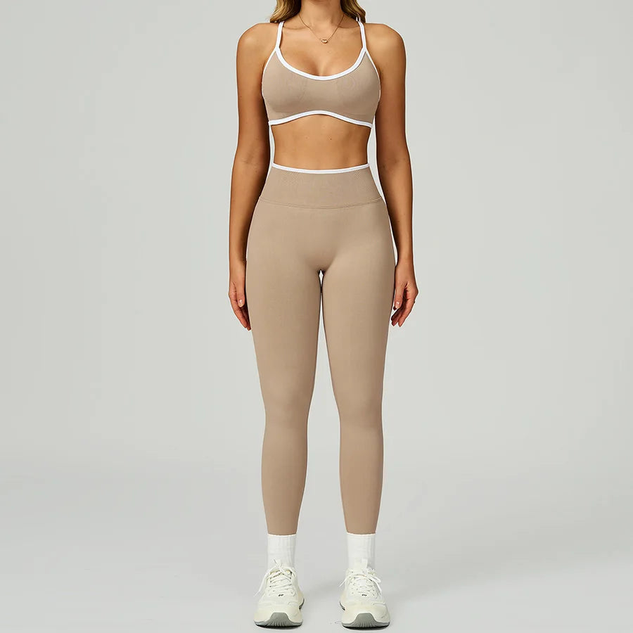 Women's 2-Piece Yoga Set - Sports Bra & Leggings Activewear