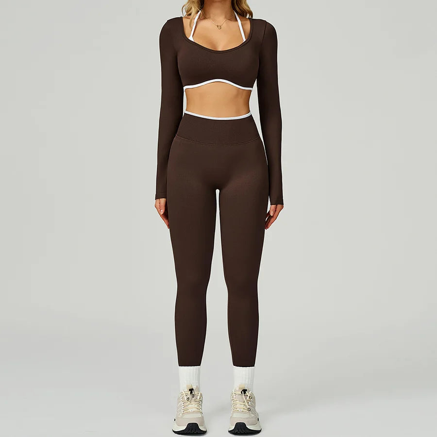 Women's 2-Piece Yoga Set - Sports Bra & Leggings Activewear