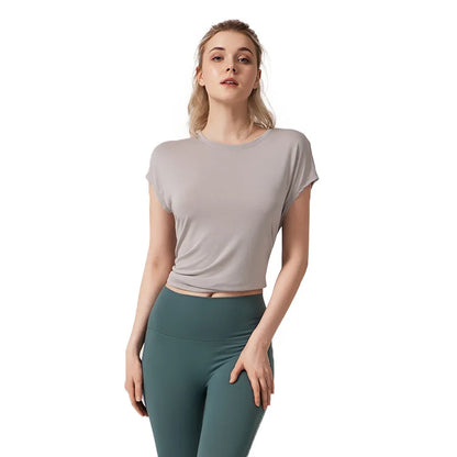 Women's Open Back Yoga Top