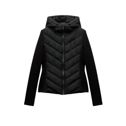 Women's Hooded Patchwork Jacket
