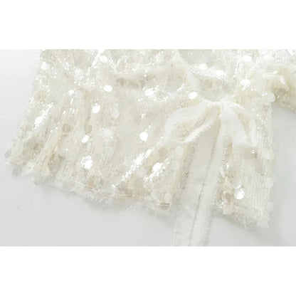 Women's Sequin Kimono Jacket