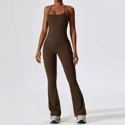 Seamless Yoga Set - Sports Bra, Crop Top & Leggings