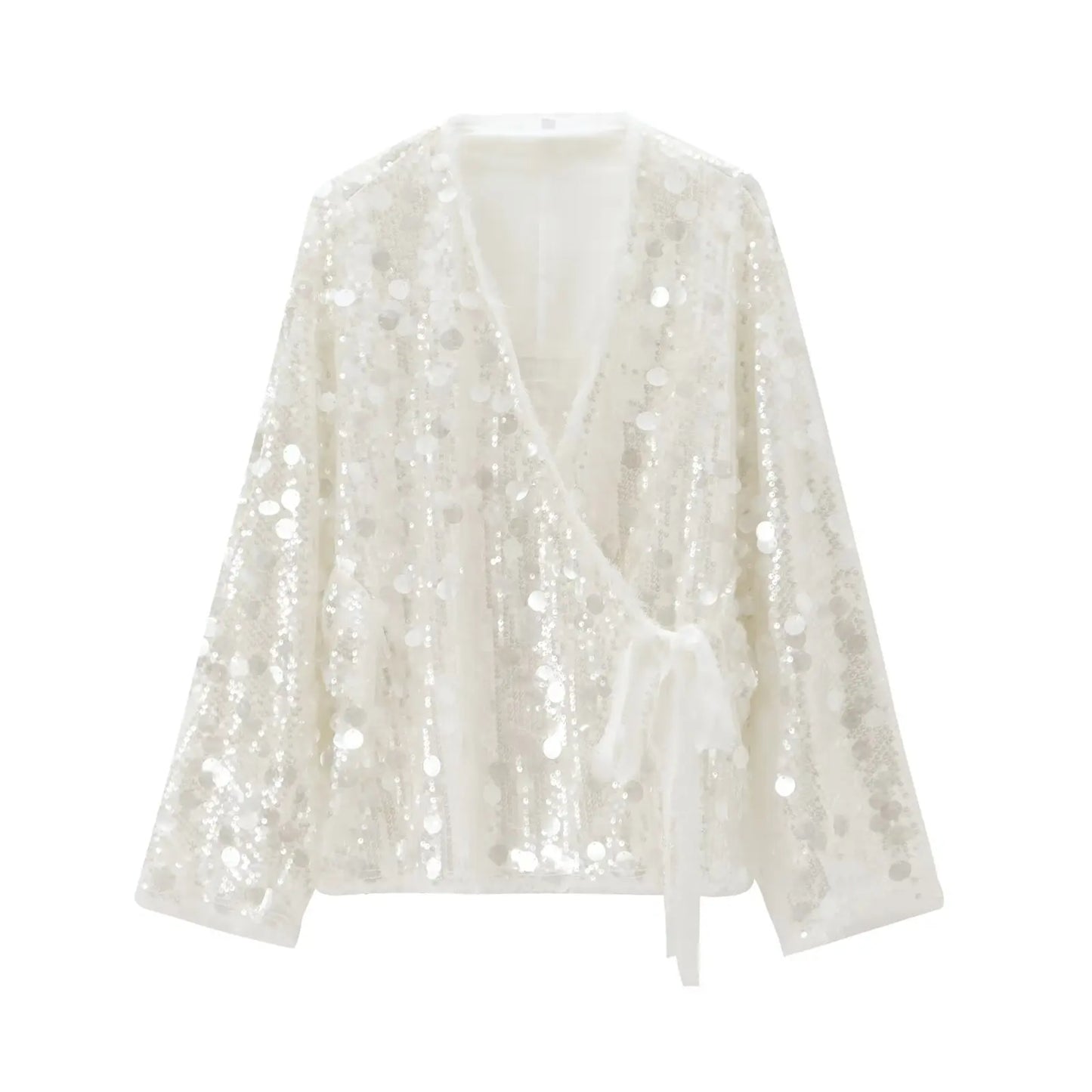 Women's Sequin Kimono Jacket