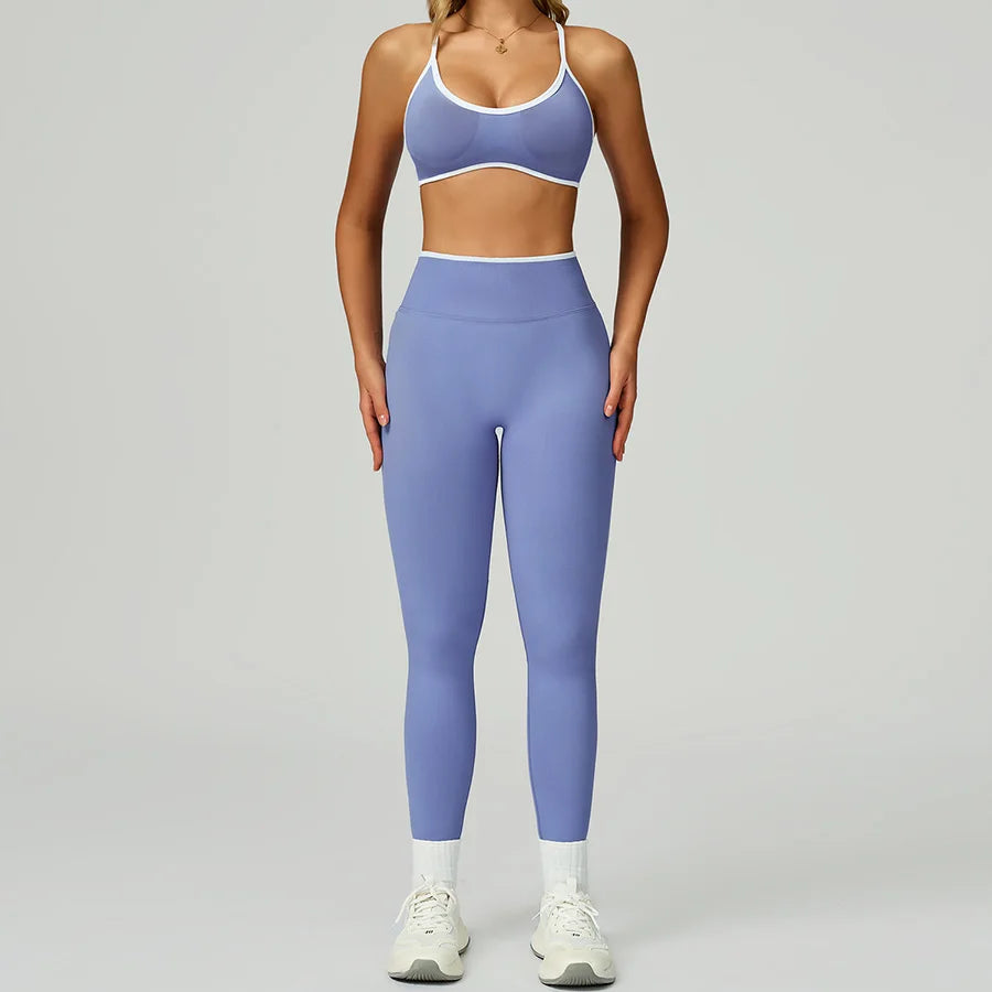 Women's 2-Piece Yoga Set - Sports Bra & Leggings Activewear