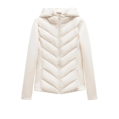Women's Hooded Patchwork Jacket
