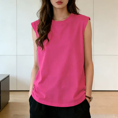 Loose Sleeveless Basic Tank Top