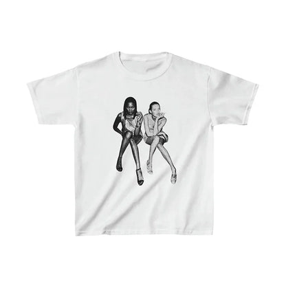Hip Hop E-Girl Graphic Print Y2K Streetwear Tee