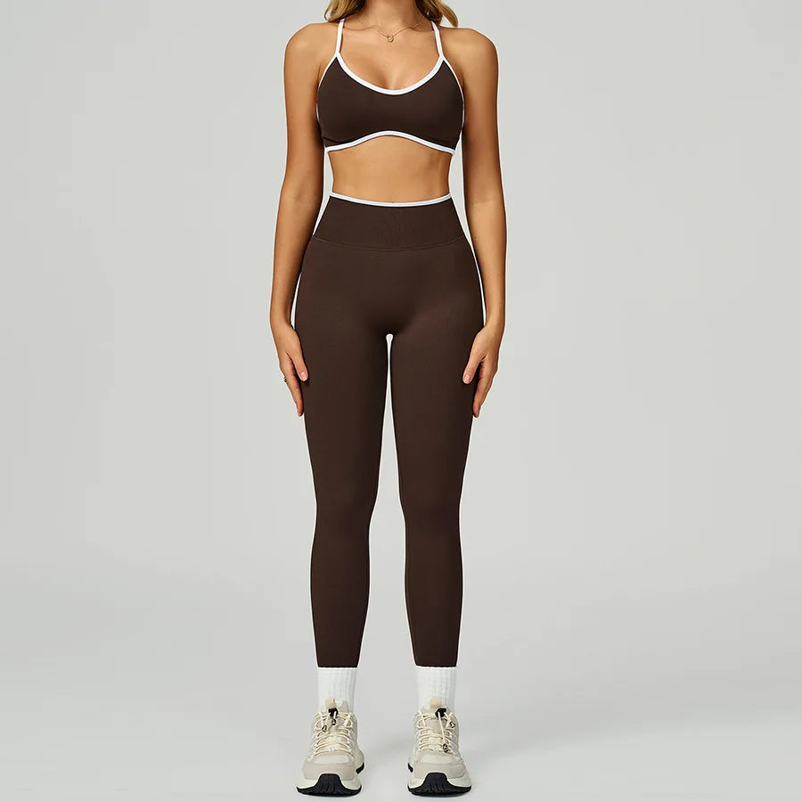 Women's 2-Piece Yoga Set - Sports Bra & Leggings Activewear