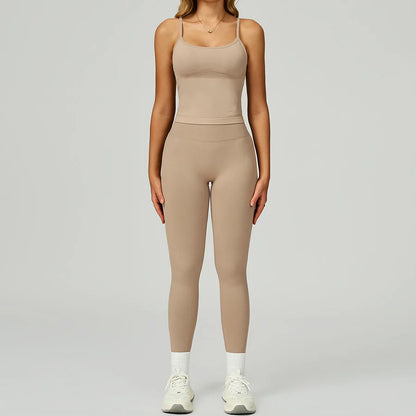 Women's 2-Piece Yoga Set - Sports Bra & Leggings Activewear