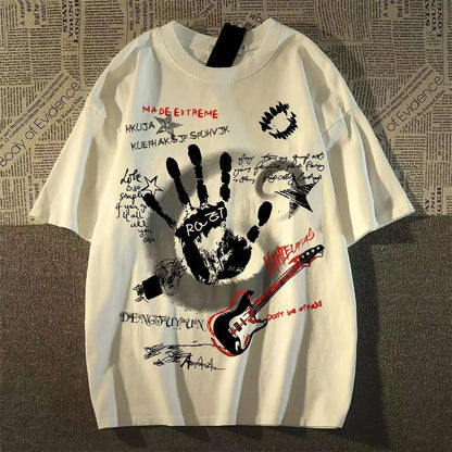 American Vintage Cartoon Print Unisex Tee
