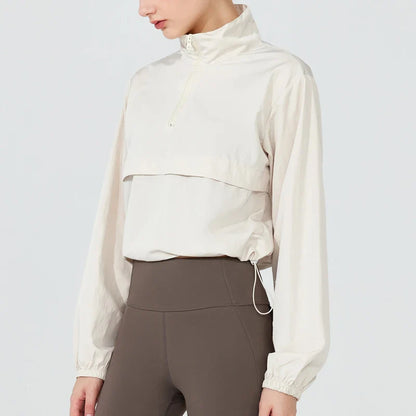 Women's Quarter-Zip Athletic Jacket