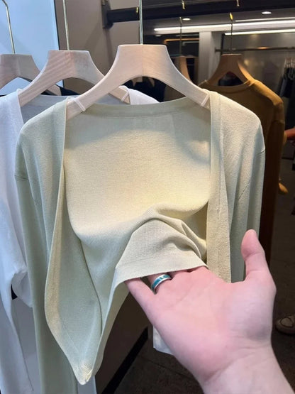 Women's Ice Silk Sunscreen Cardigan - Lightweight Knit Cover Up