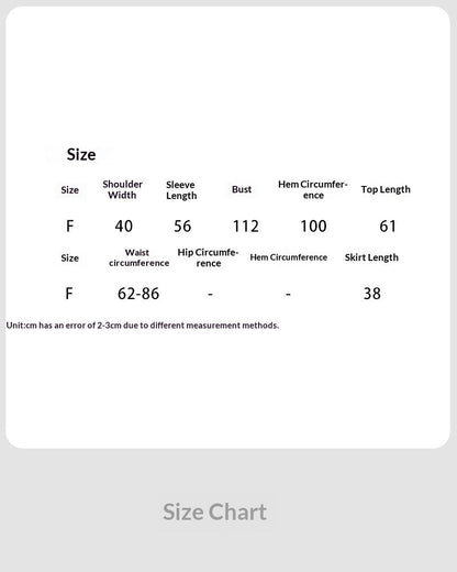 Korean soft waxy casual knitted sweater set for women's winter new curled A-word short skirt two-piece set