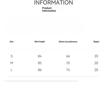 Temperament bud skirt 2026 spring and summer design sense pinch pleated hem small a-shaped skirt